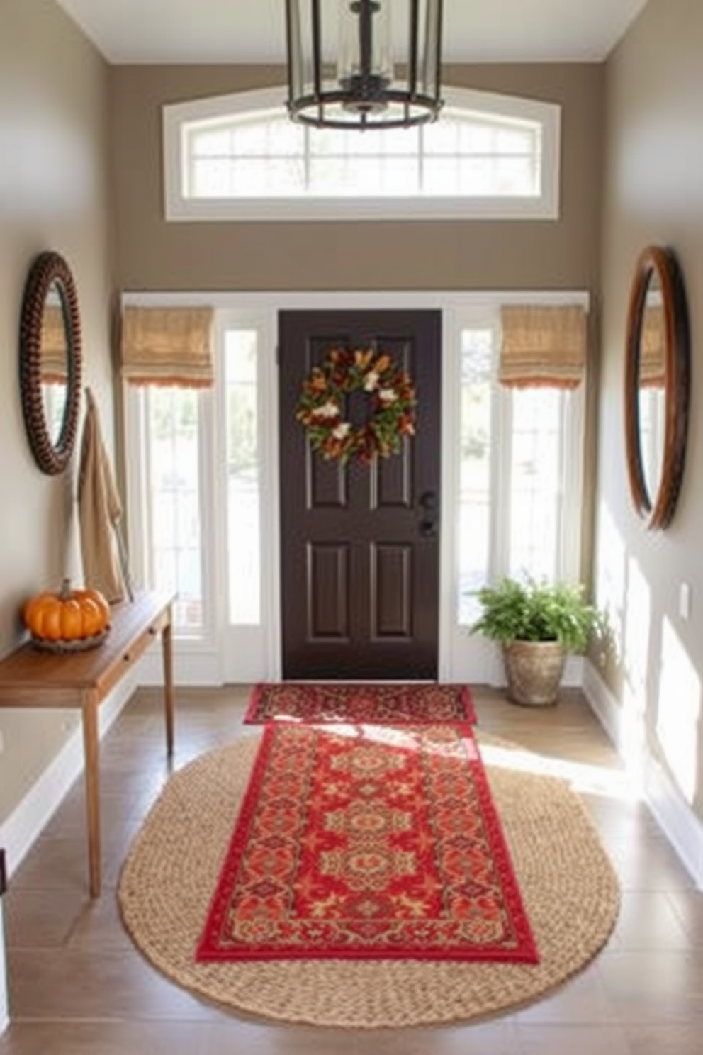 Thanksgiving Entryway Decorating Ideas 20