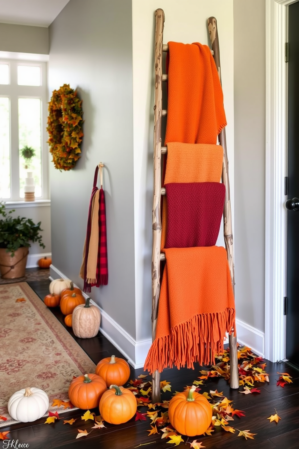 Thanksgiving Entryway Decorating Ideas 24