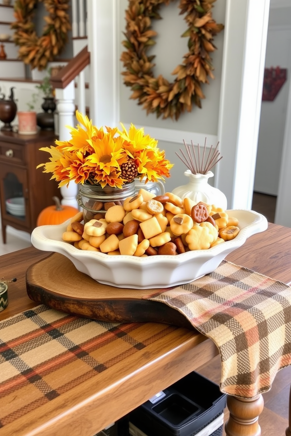 Thanksgiving Entryway Decorating Ideas 28