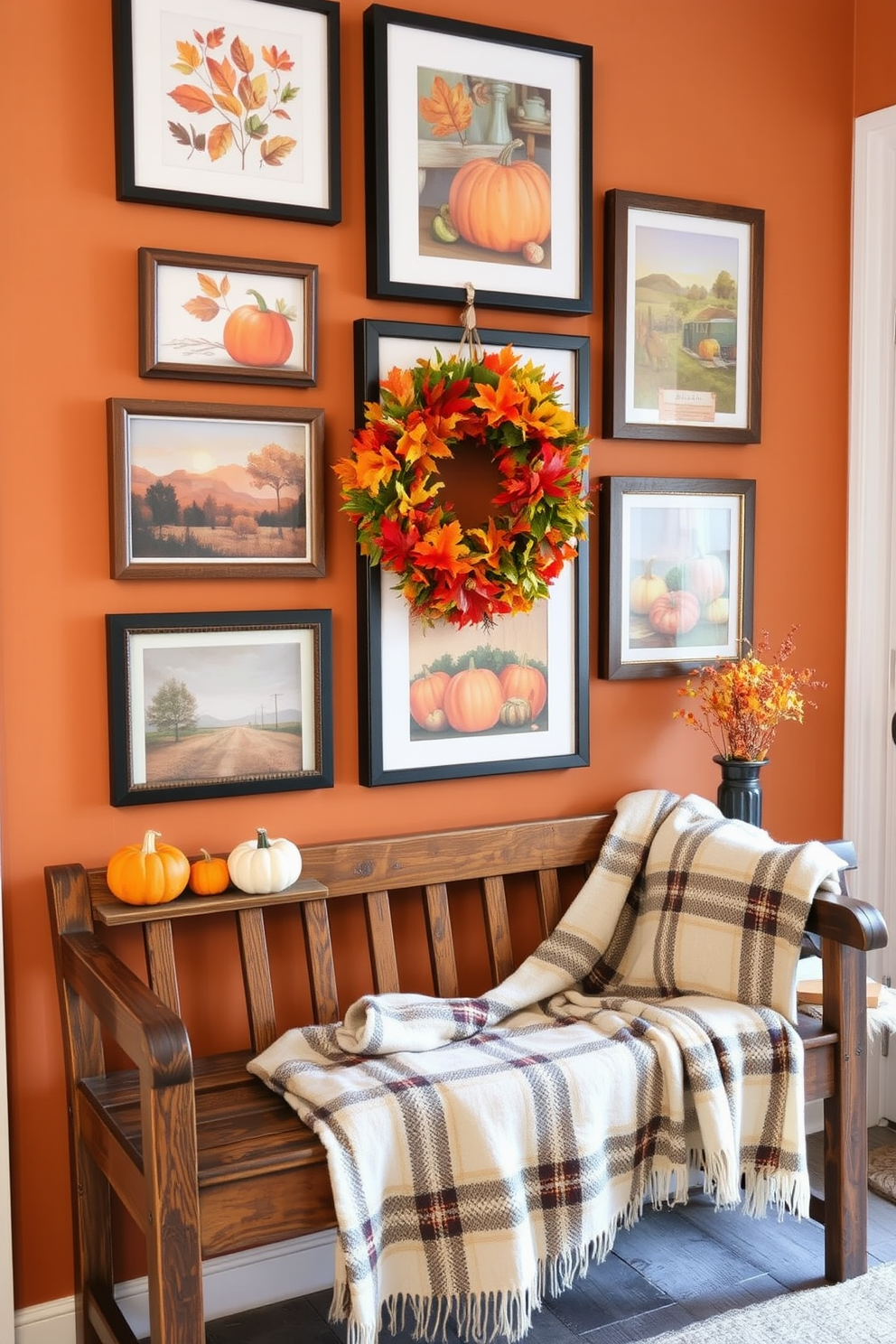 Thanksgiving Entryway Decorating Ideas 9