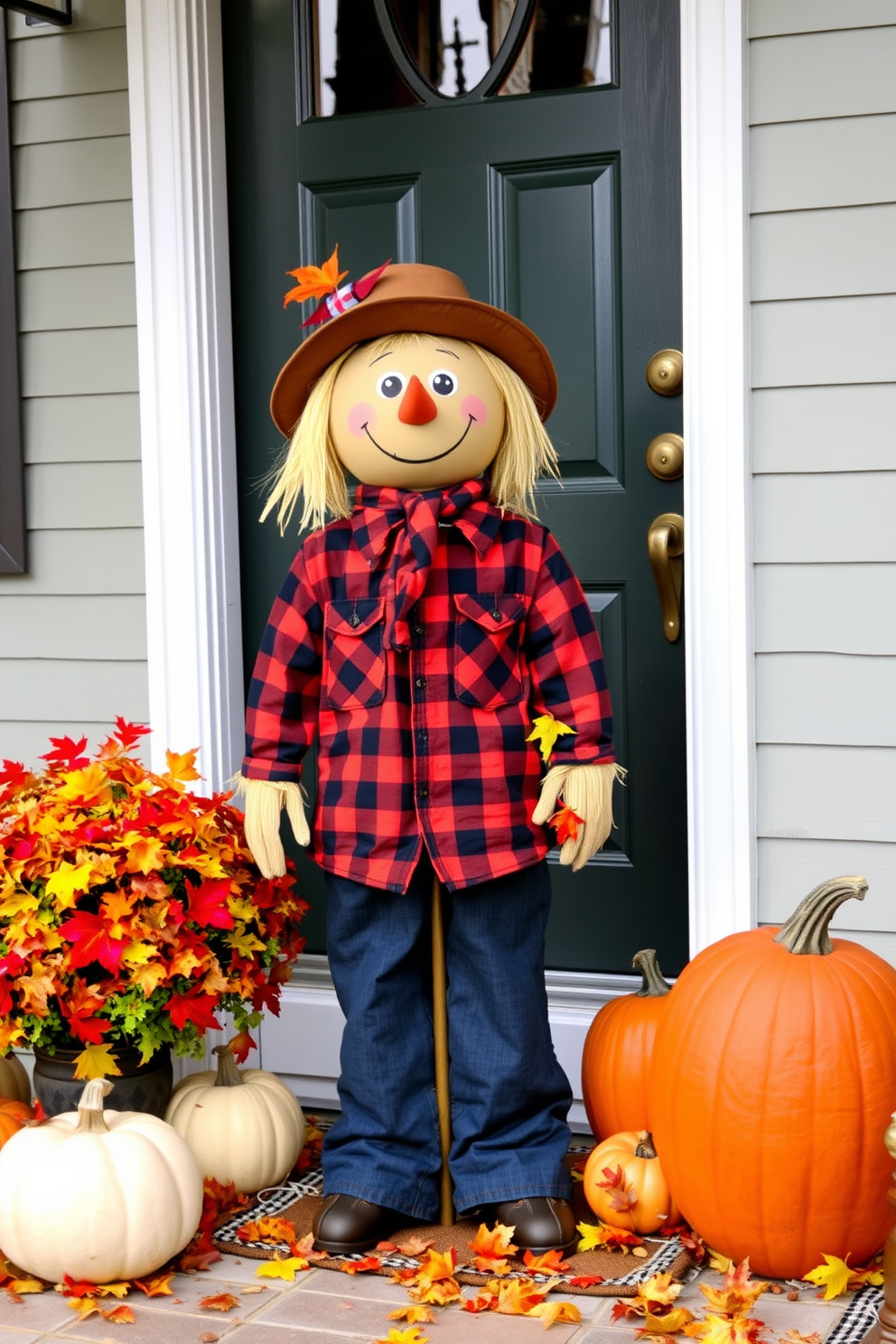 Thanksgiving Front Door Decorating Ideas 14