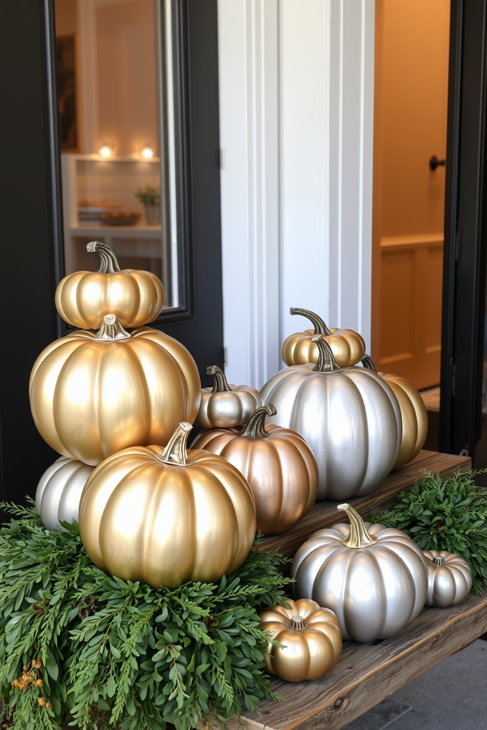 Thanksgiving Front Door Decorating Ideas 28