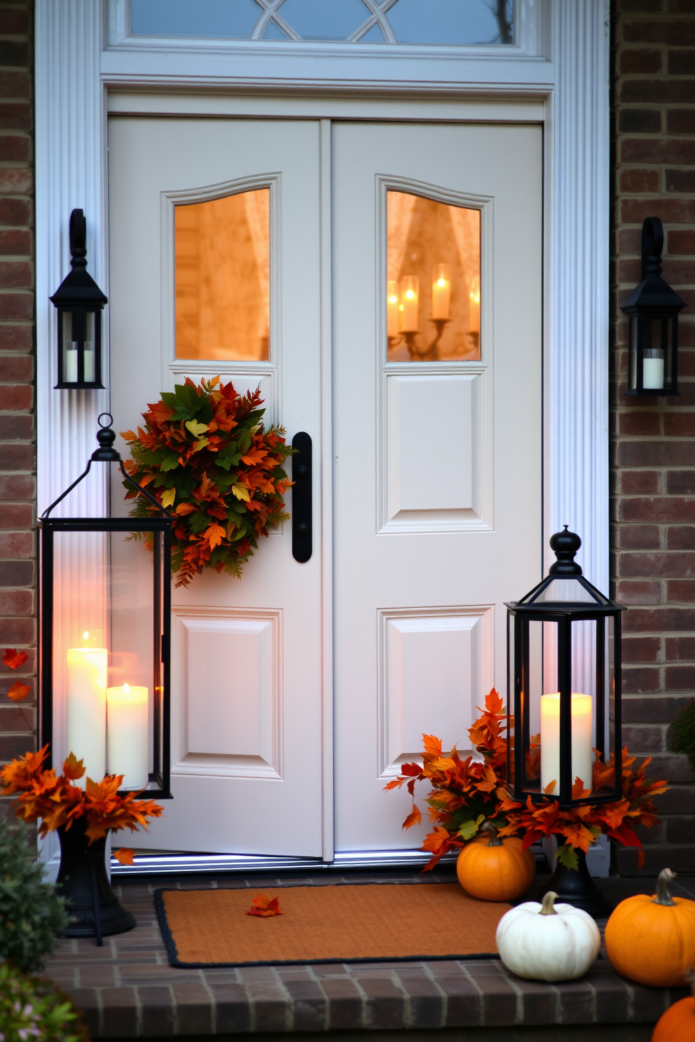 Thanksgiving Front Door Decorating Ideas 8