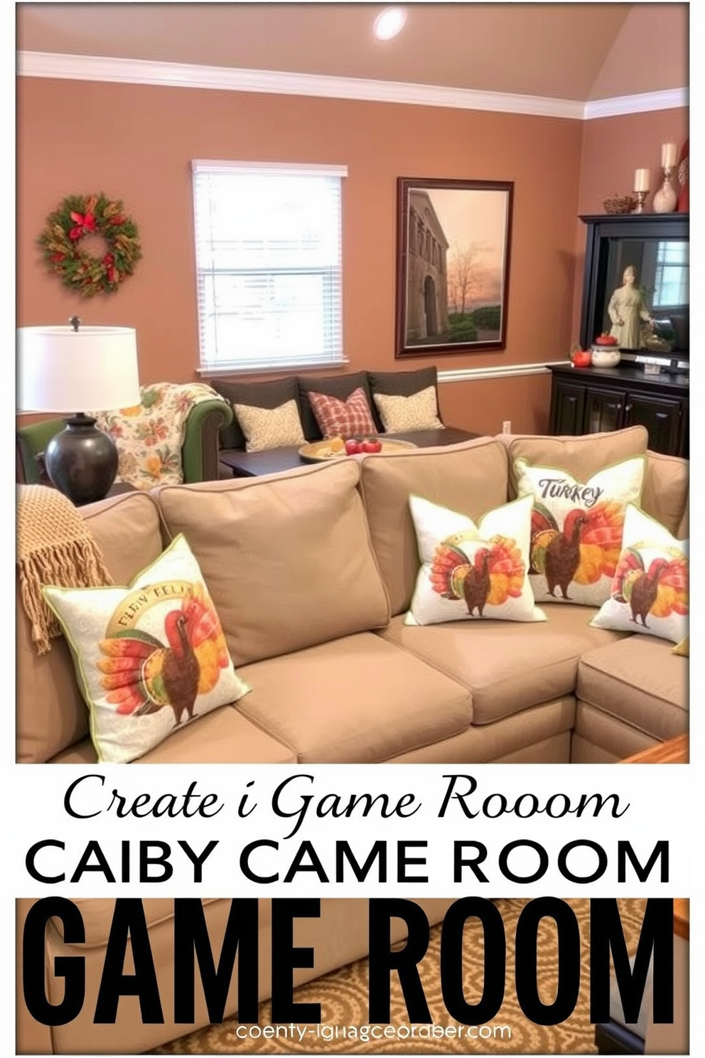 Thanksgiving Game Room Decorating Ideas 12