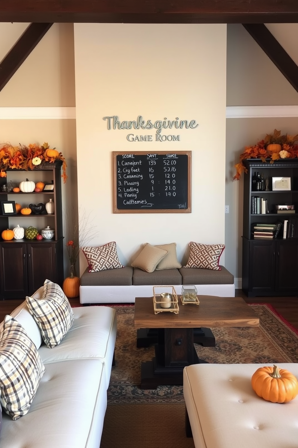 Thanksgiving Game Room Decorating Ideas 15