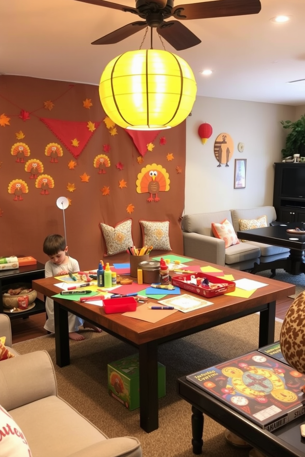 Thanksgiving Game Room Decorating Ideas 18