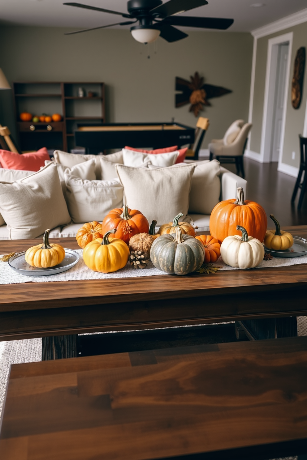 Thanksgiving Game Room Decorating Ideas 2