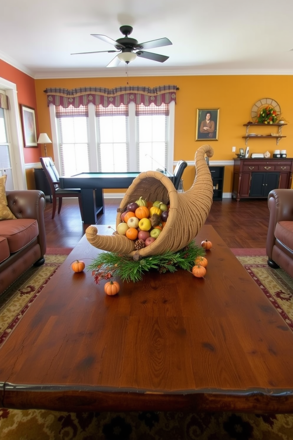 Thanksgiving Game Room Decorating Ideas 23