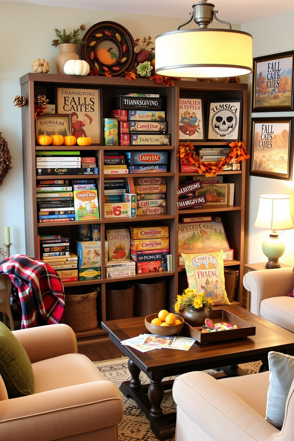 Thanksgiving Game Room Decorating Ideas 8