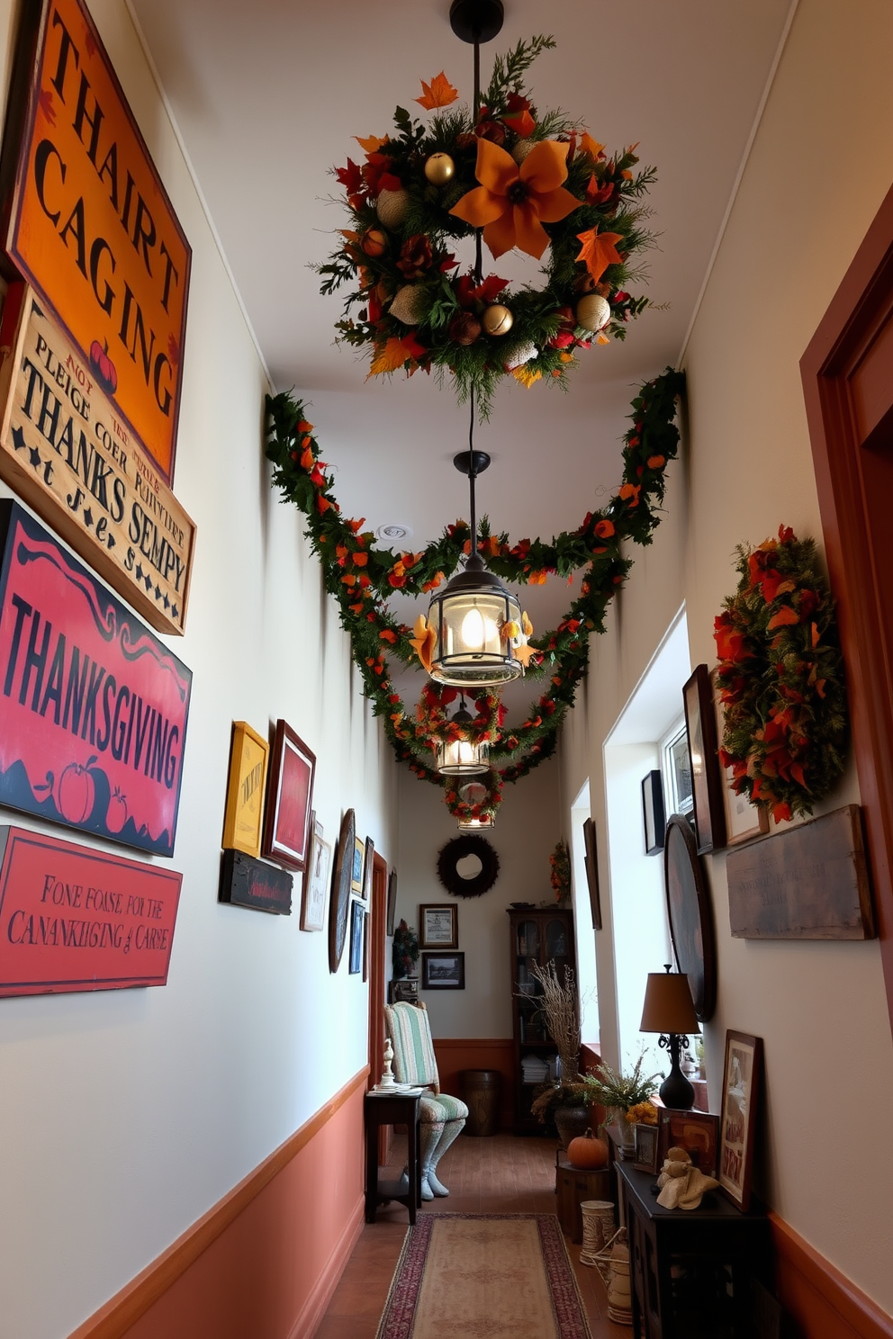 Thanksgiving Hallway Decorating Ideas 22