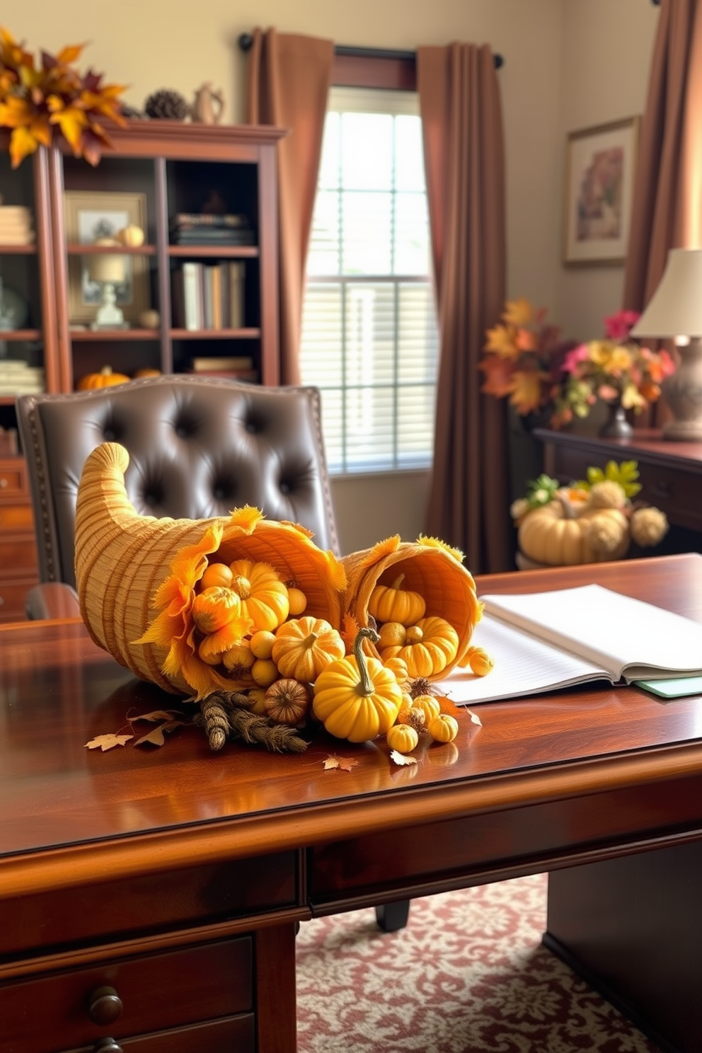 Thanksgiving Home Office Decorating Ideas 14