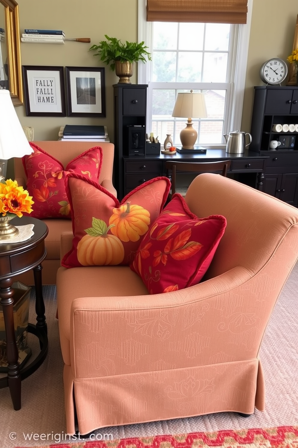 Thanksgiving Home Office Decorating Ideas 20