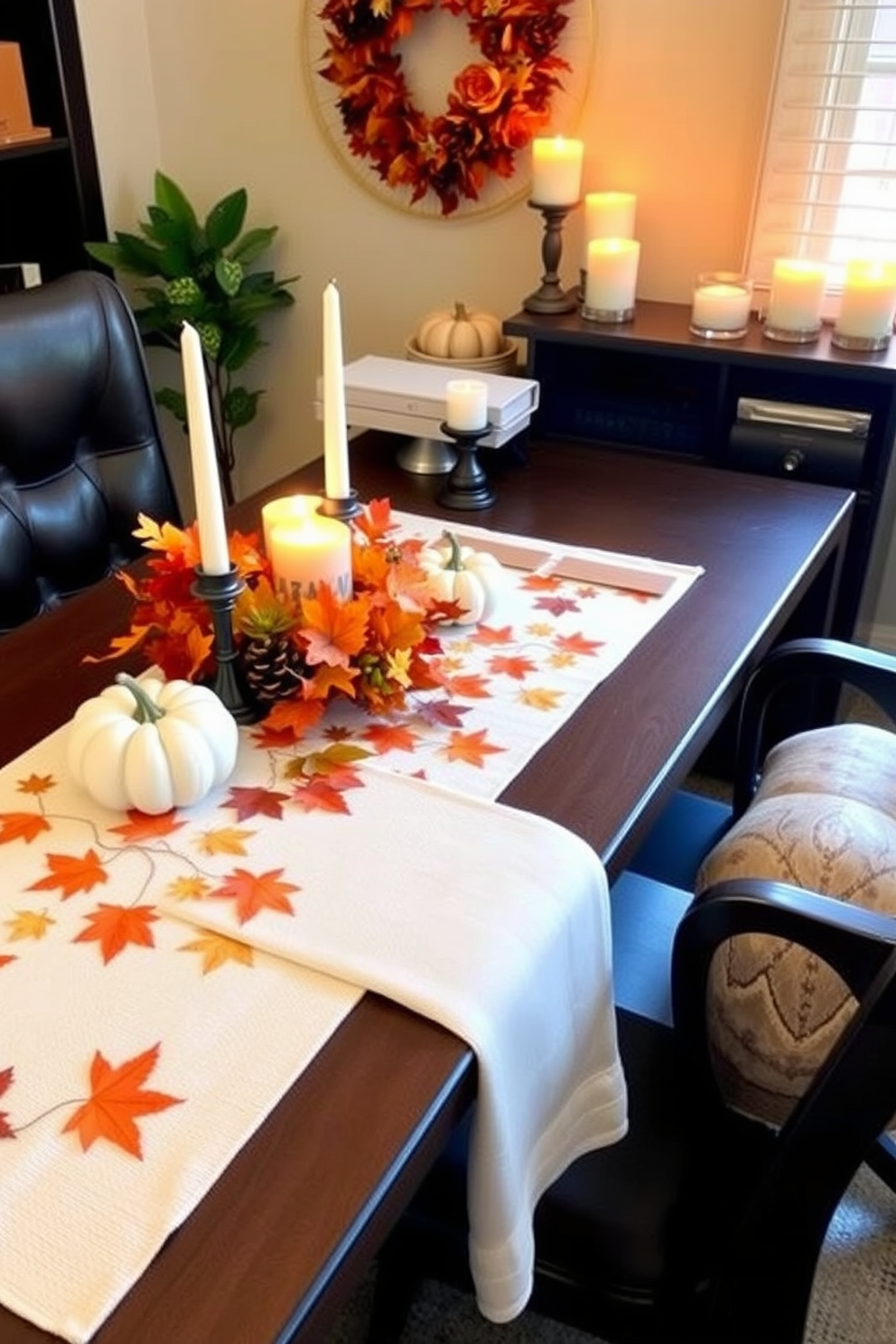 Thanksgiving Home Office Decorating Ideas 24