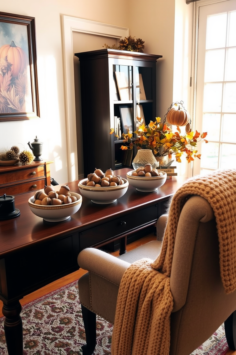 Thanksgiving Home Office Decorating Ideas 27