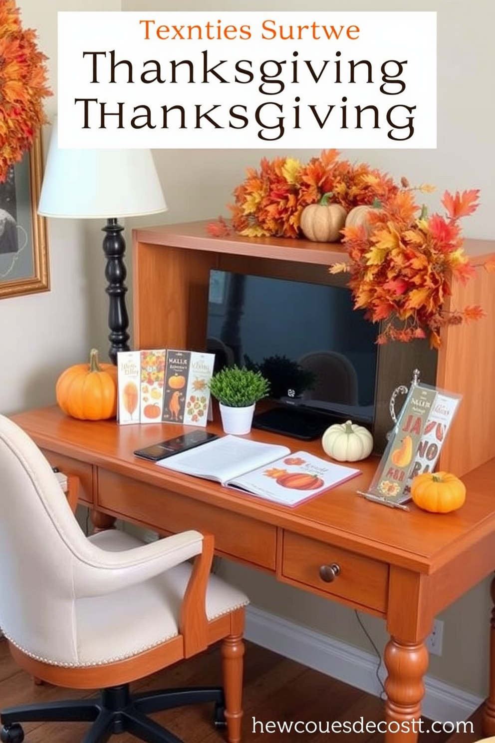 Thanksgiving Home Office Decorating Ideas 29