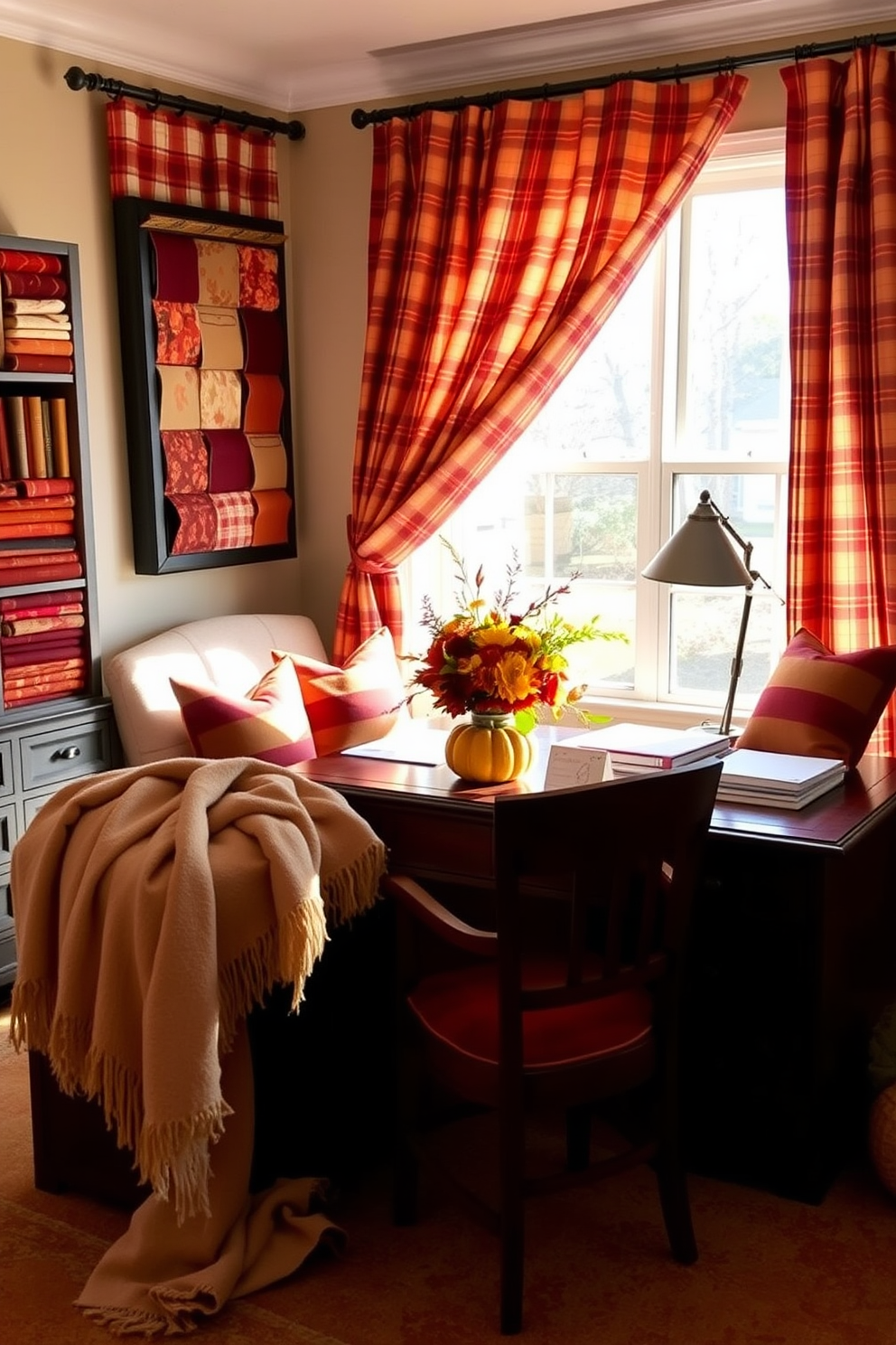 Thanksgiving Home Office Decorating Ideas 30