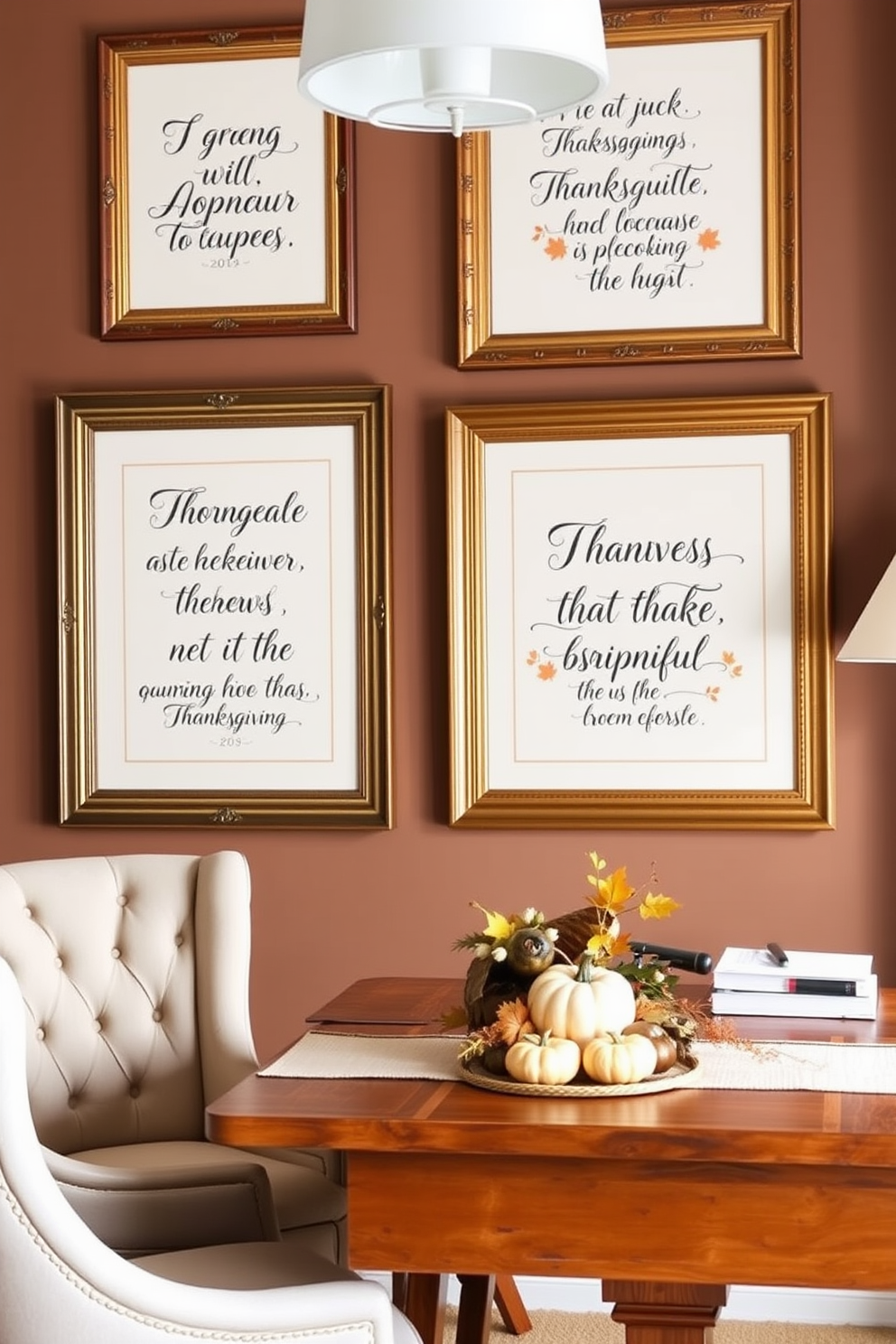 Thanksgiving Home Office Decorating Ideas 5