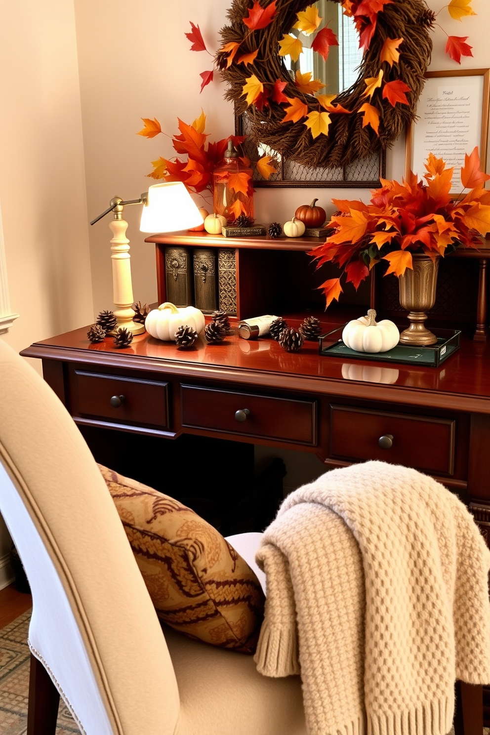 Thanksgiving Home Office Decorating Ideas 6