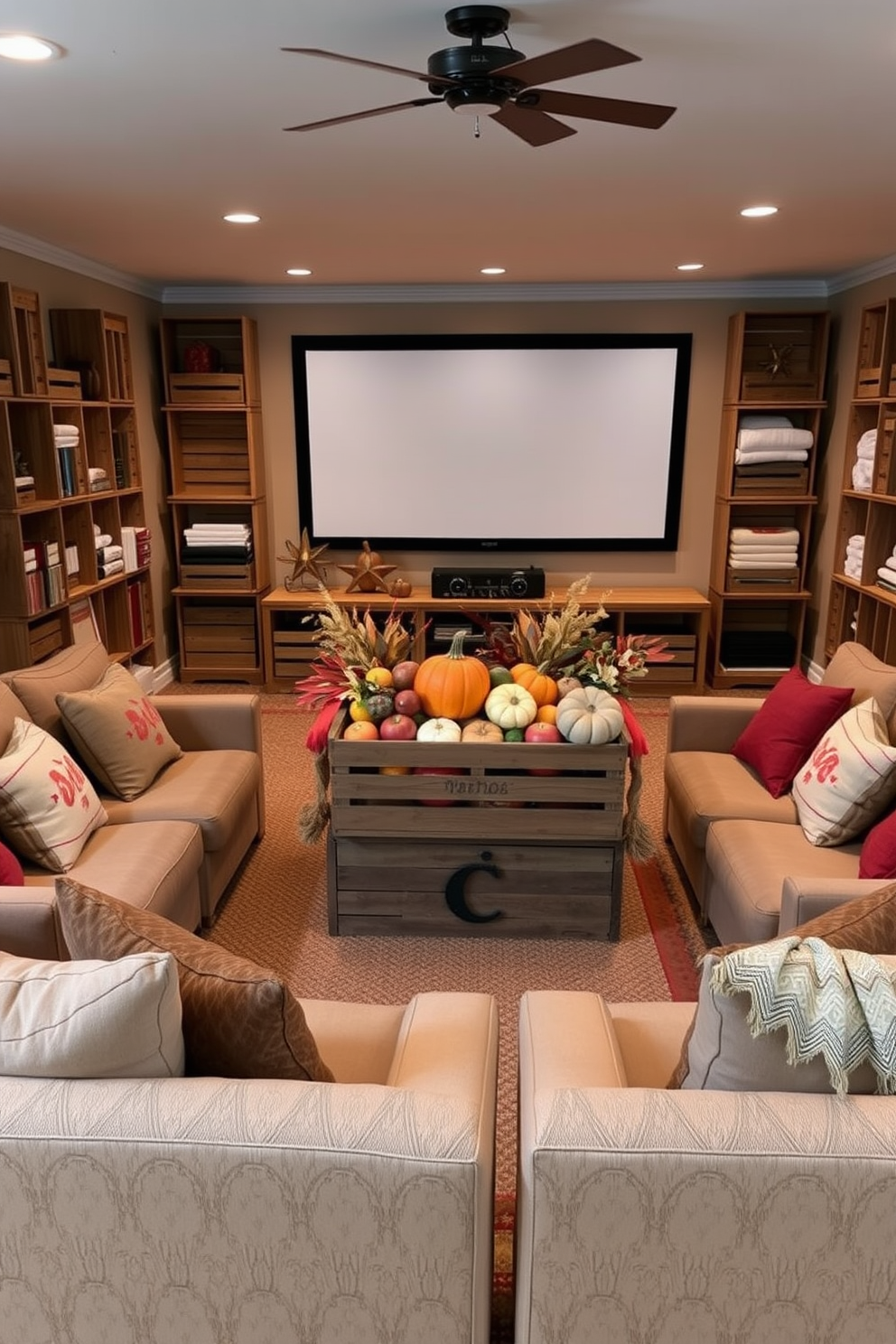 Thanksgiving Home Theater Decorating Ideas 13