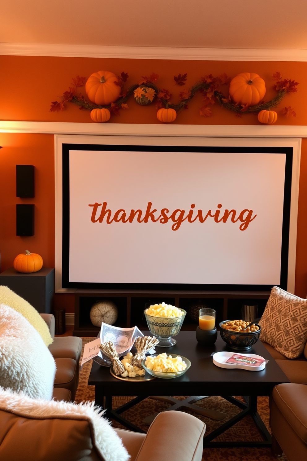 Thanksgiving Home Theater Decorating Ideas 15