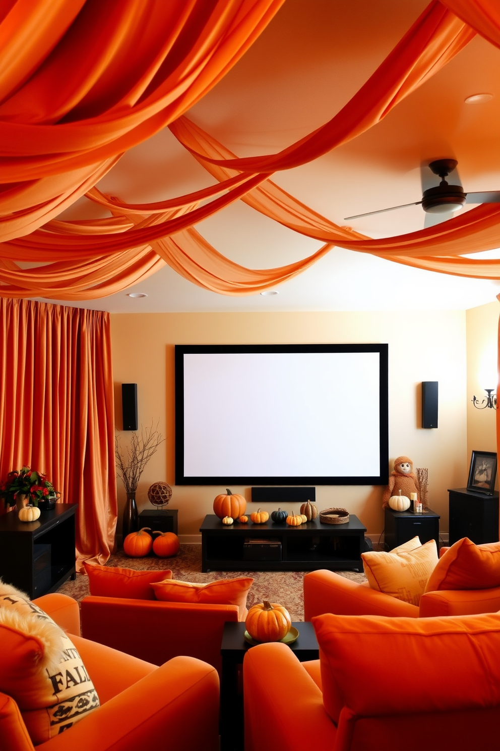 Thanksgiving Home Theater Decorating Ideas 17