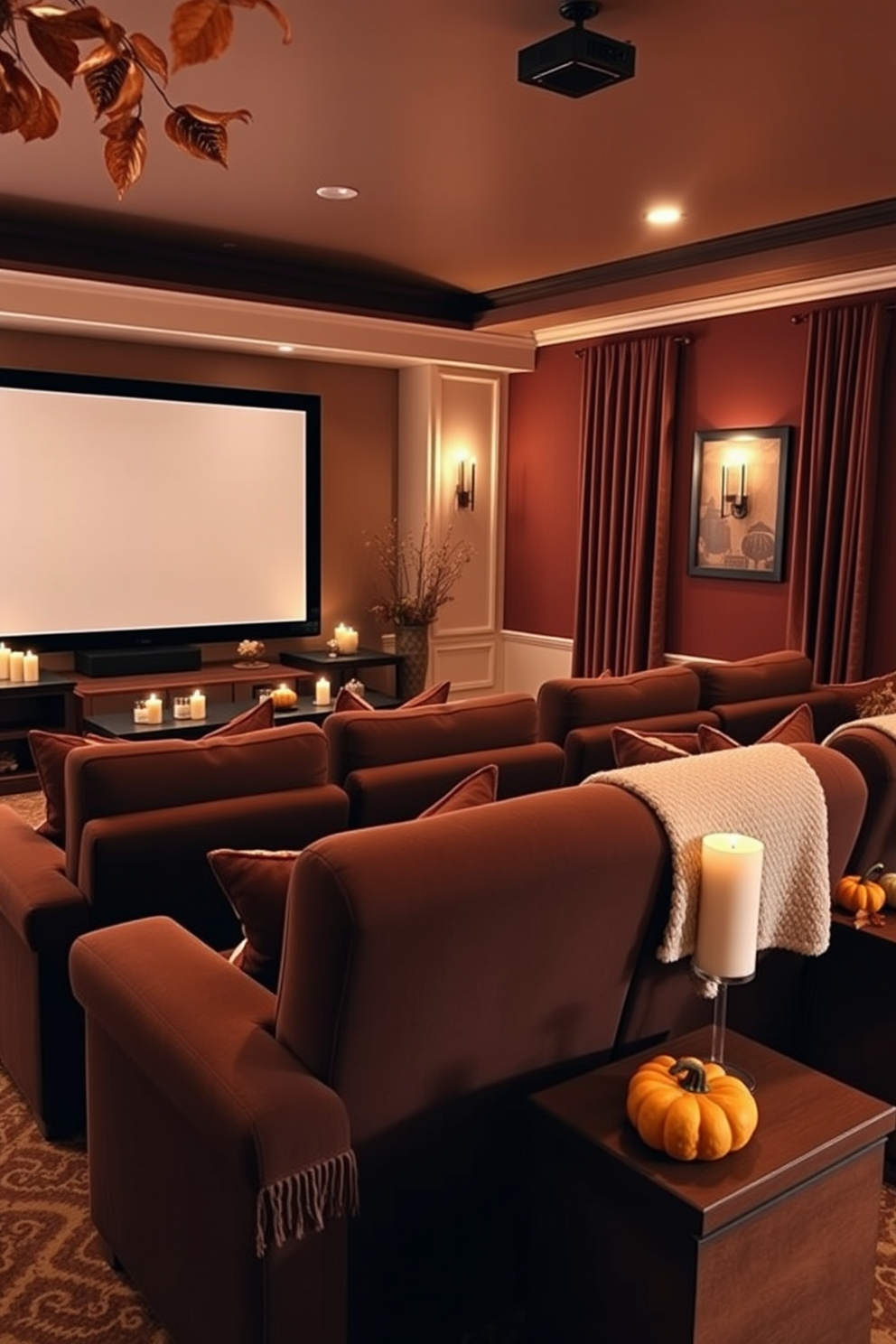 Thanksgiving Home Theater Decorating Ideas 2