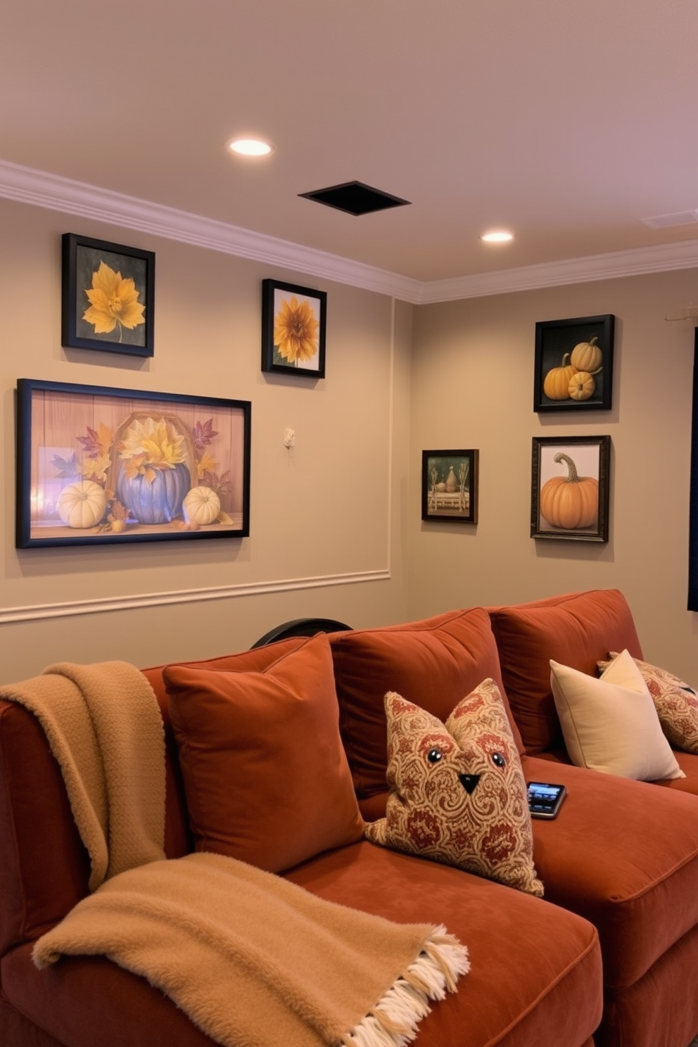 Thanksgiving Home Theater Decorating Ideas 3