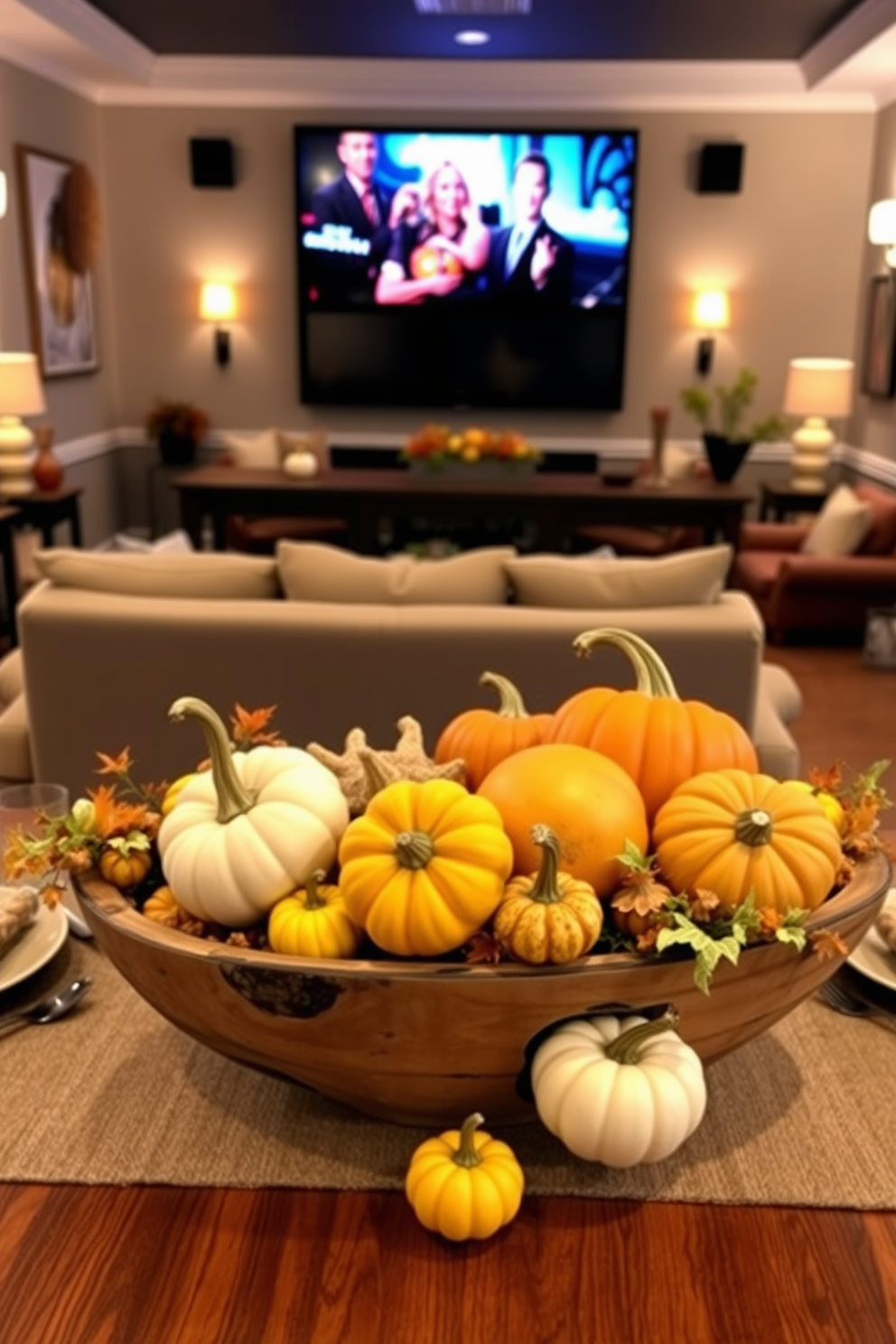 Thanksgiving Home Theater Decorating Ideas 7