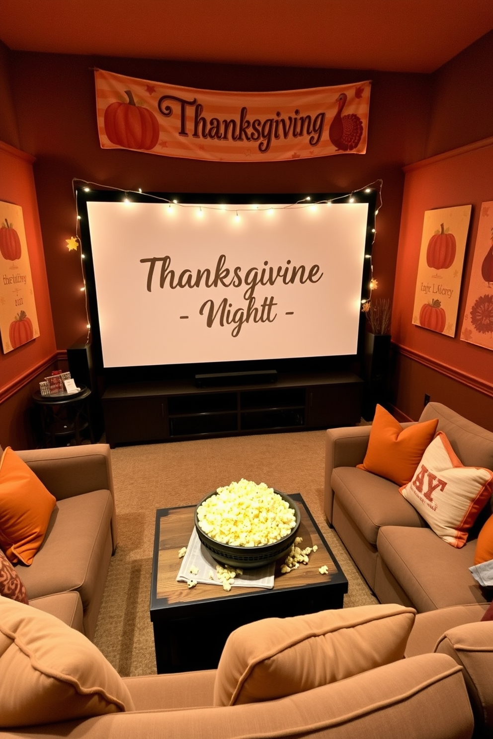 Thanksgiving Home Theater Decorating Ideas 8