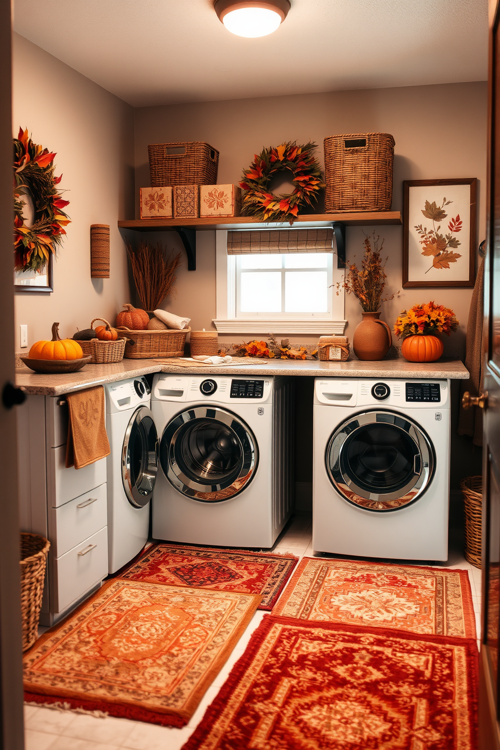 Thanksgiving Laundry Room Decorating Ideas 13