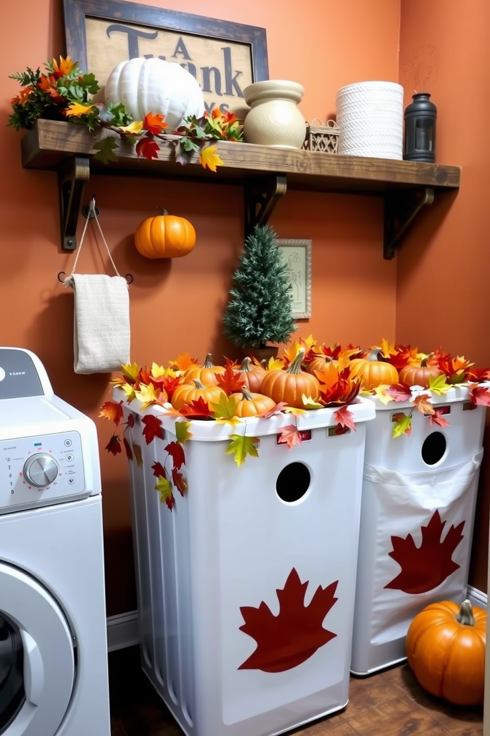 Thanksgiving Laundry Room Decorating Ideas 16