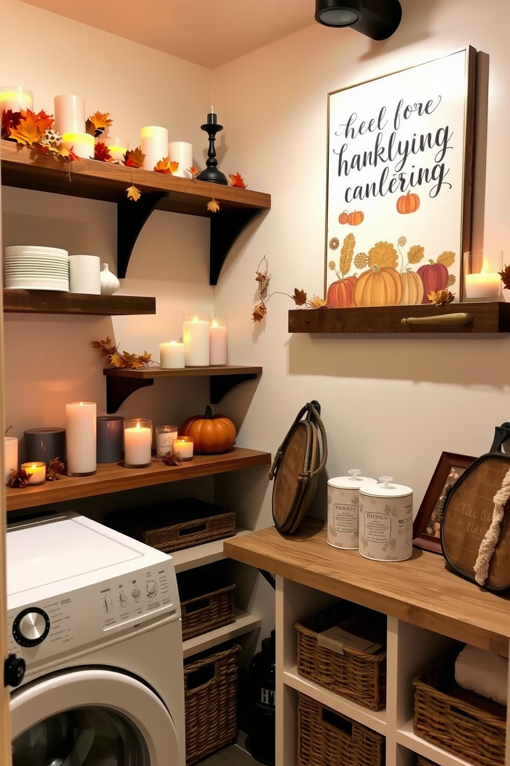 Thanksgiving Laundry Room Decorating Ideas 21