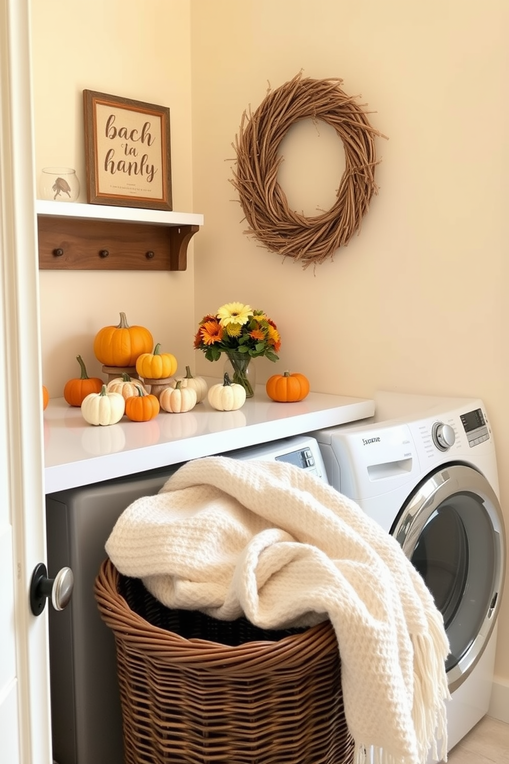 Thanksgiving Laundry Room Decorating Ideas 22