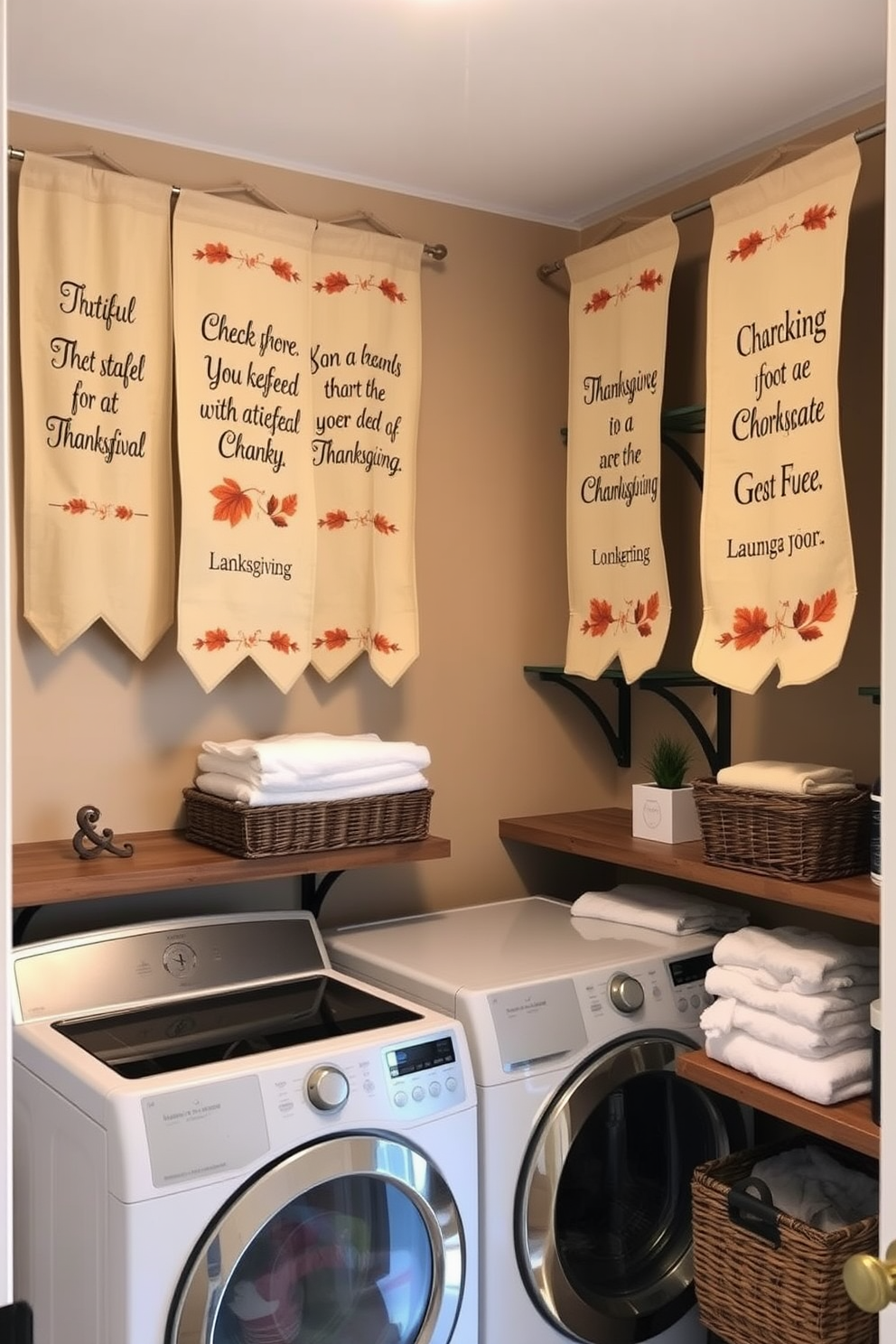 Thanksgiving Laundry Room Decorating Ideas 25