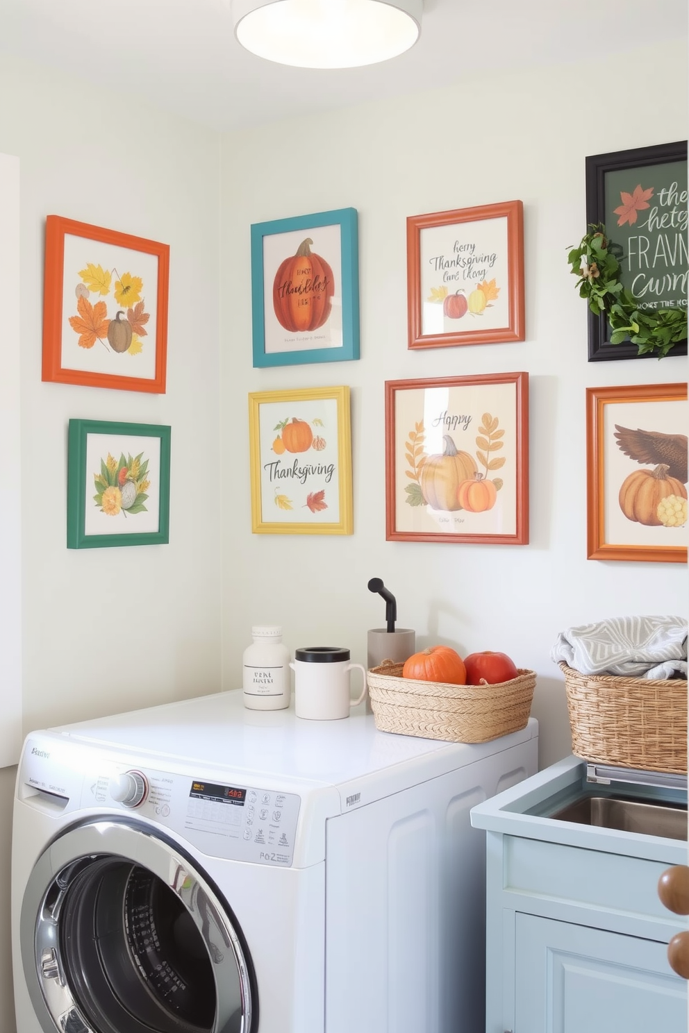 Thanksgiving Laundry Room Decorating Ideas 27