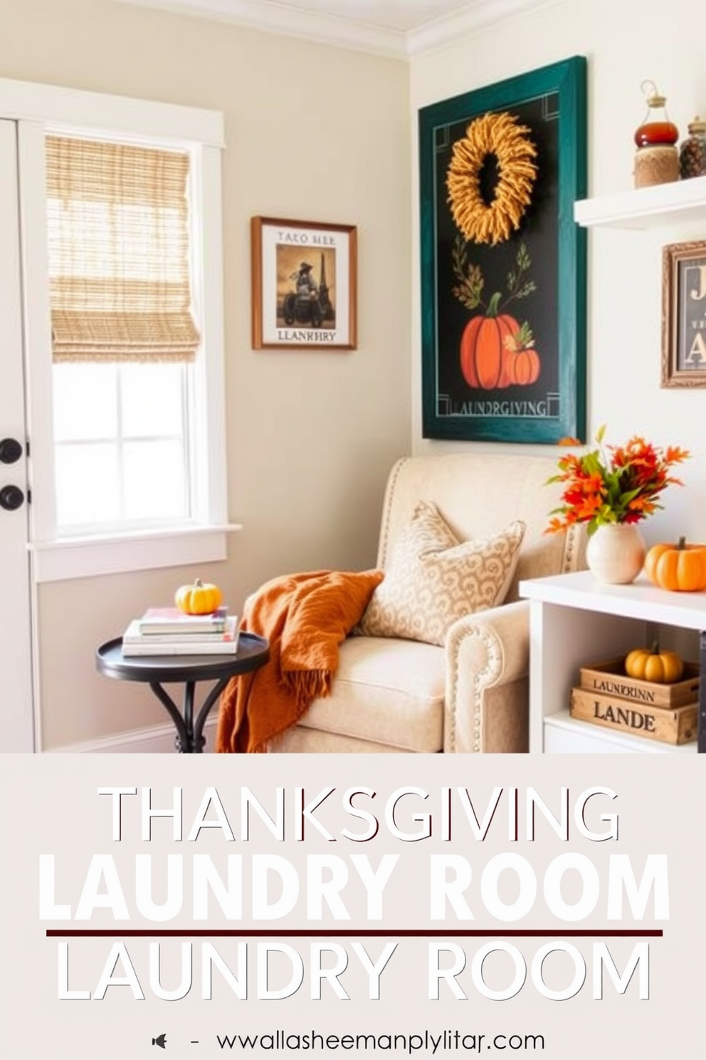 Thanksgiving Laundry Room Decorating Ideas 30