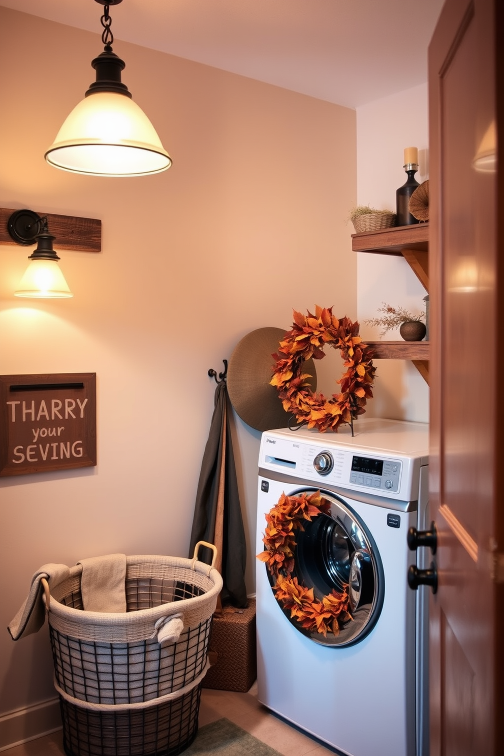 Thanksgiving Laundry Room Decorating Ideas 5