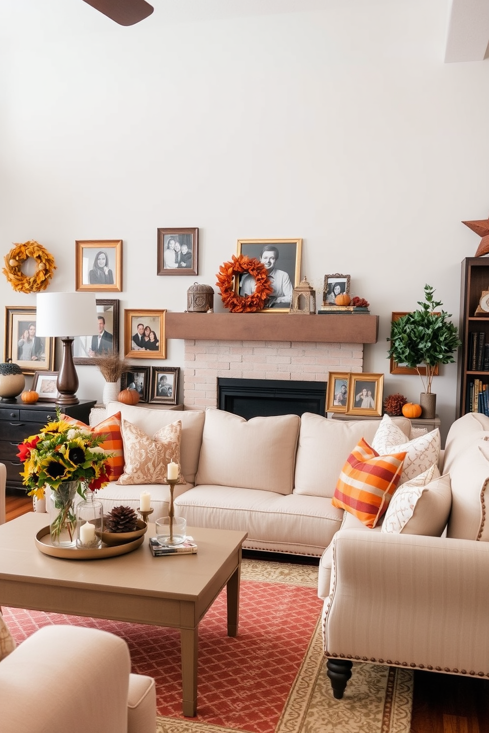 Thanksgiving Living Room Decorating Ideas 26