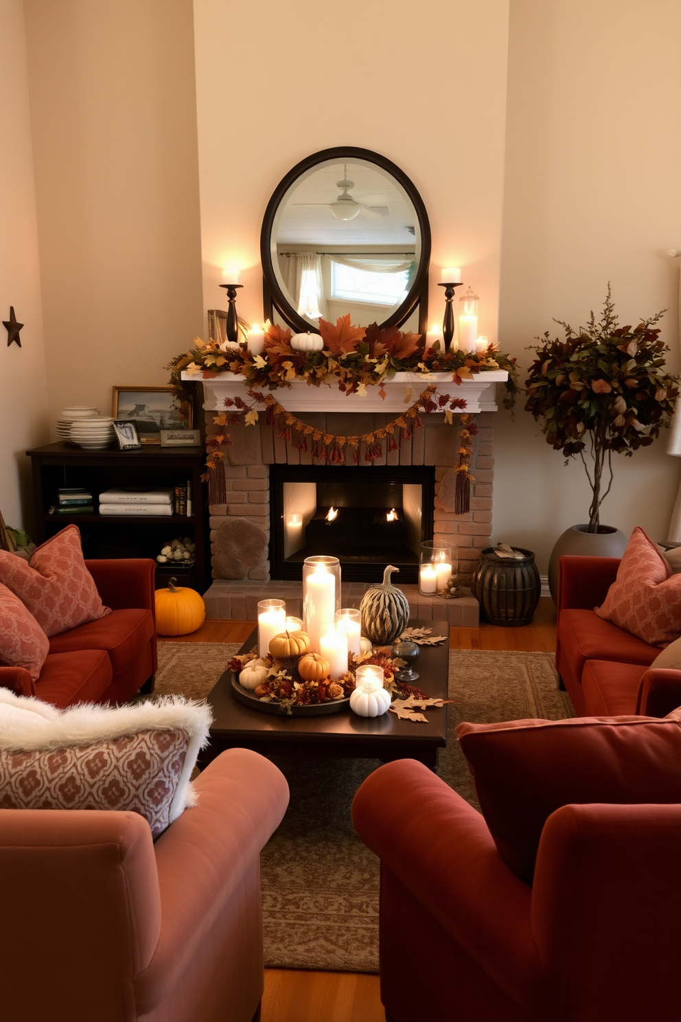 Thanksgiving Living Room Decorating Ideas 29