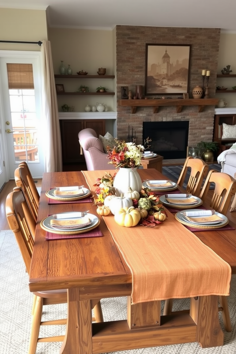 Thanksgiving Living Room Decorating Ideas 9