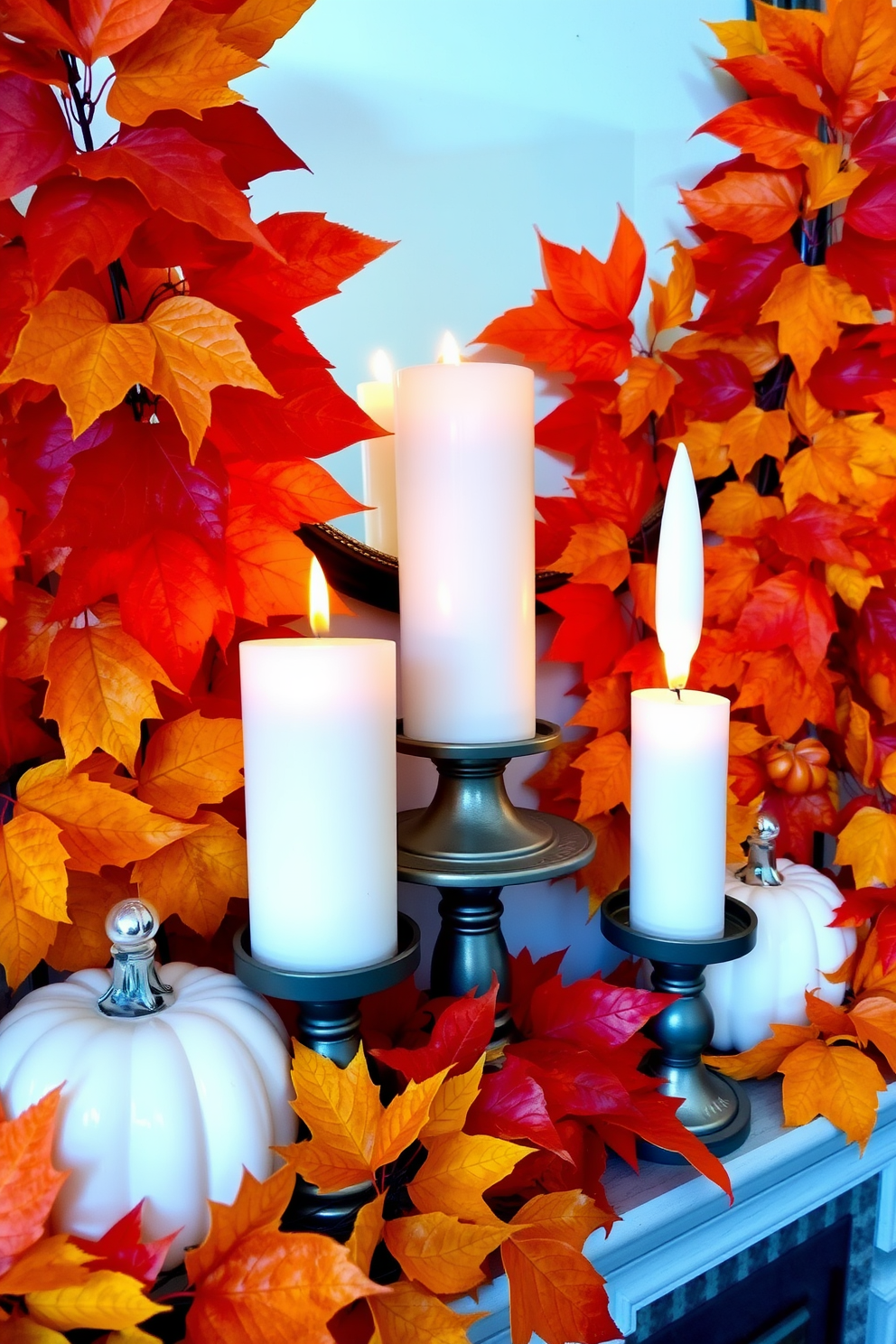 Thanksgiving Mantel Decorating Ideas 1