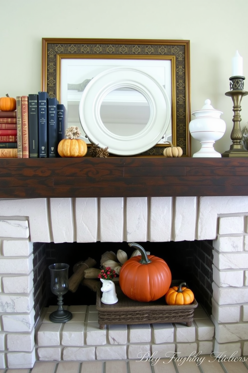 Thanksgiving Mantel Decorating Ideas 15