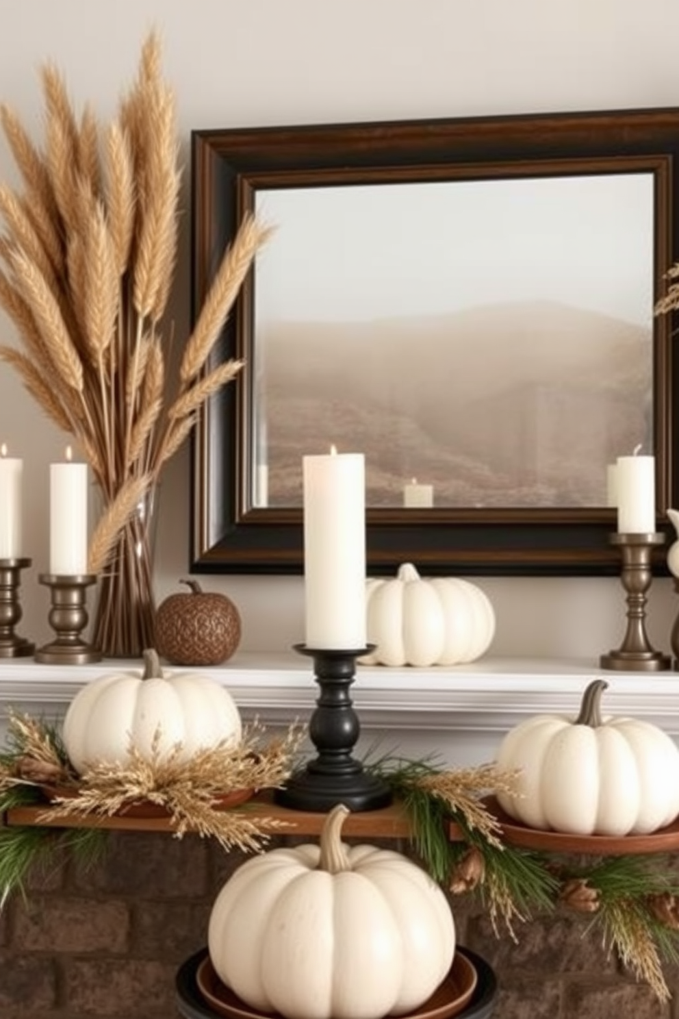 Thanksgiving Mantel Decorating Ideas 18