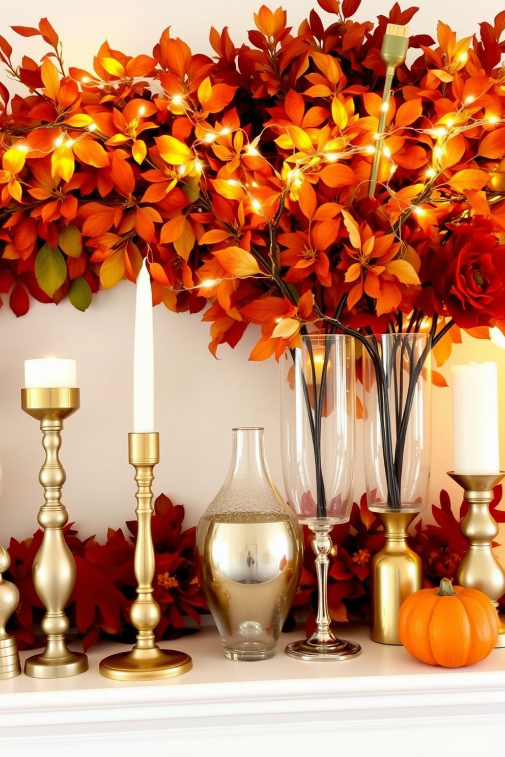 Thanksgiving Mantel Decorating Ideas 23