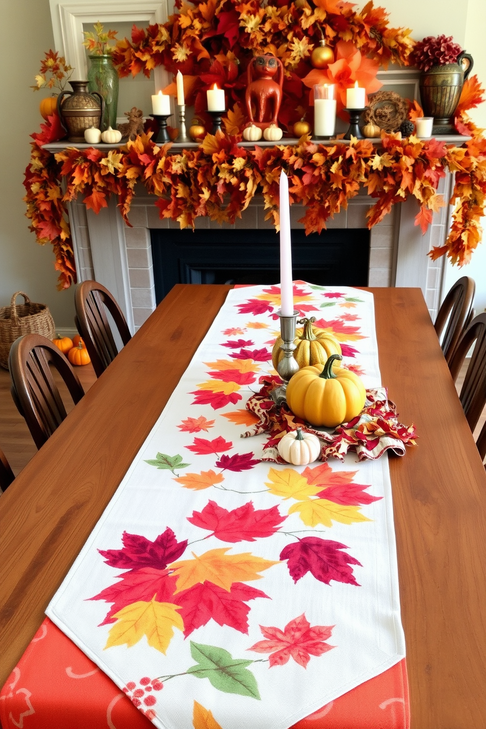 Thanksgiving Mantel Decorating Ideas 26