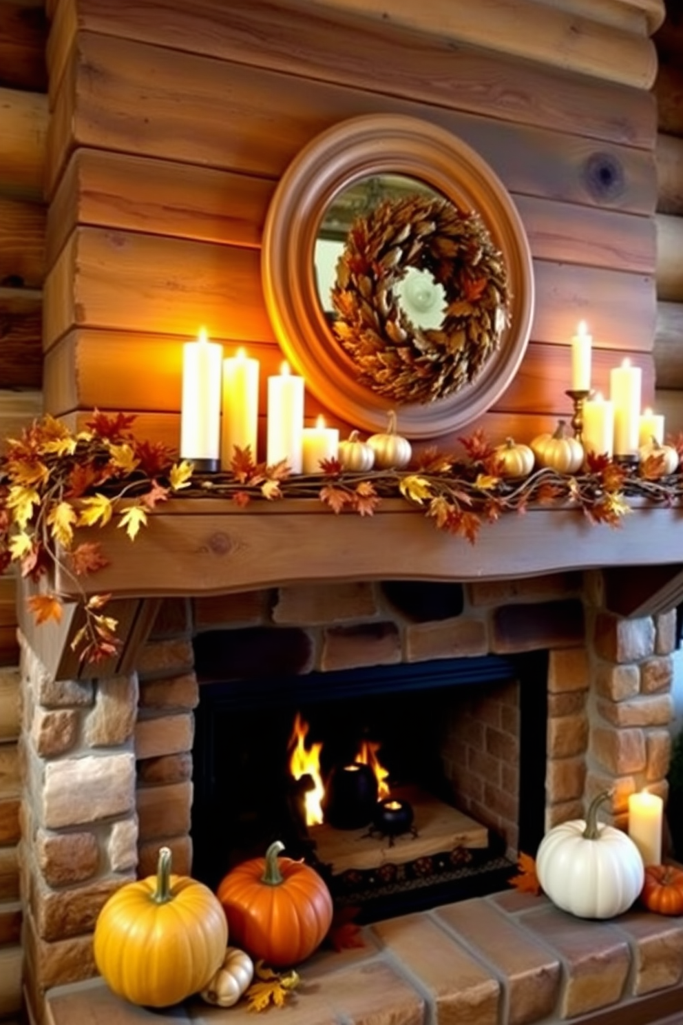 Thanksgiving Mantel Decorating Ideas 3