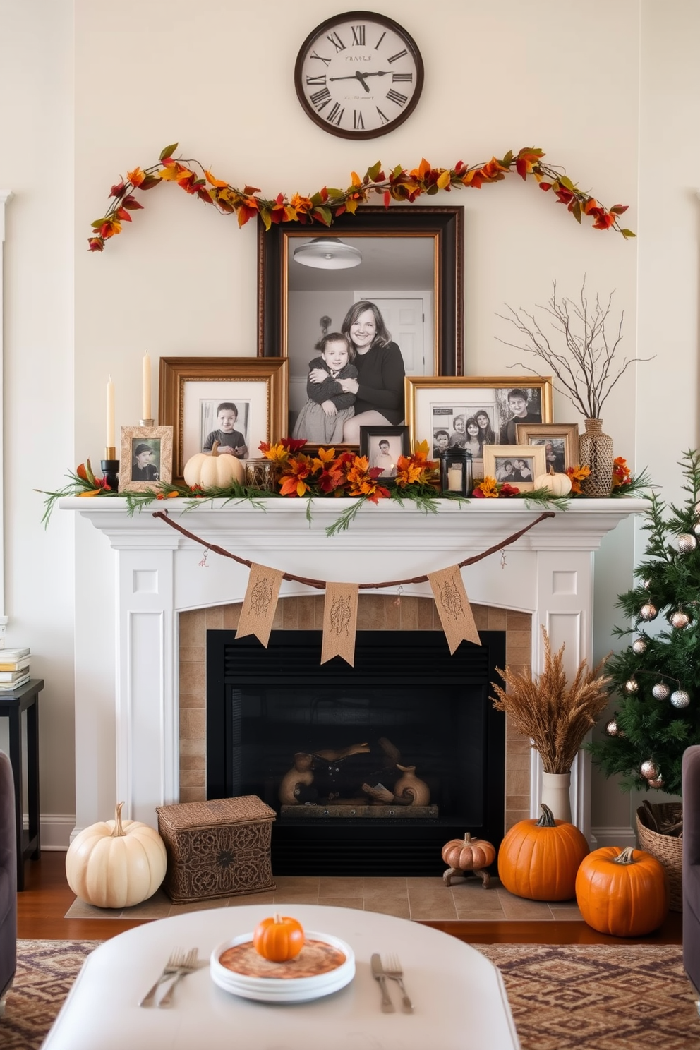 Thanksgiving Mantel Decorating Ideas 6