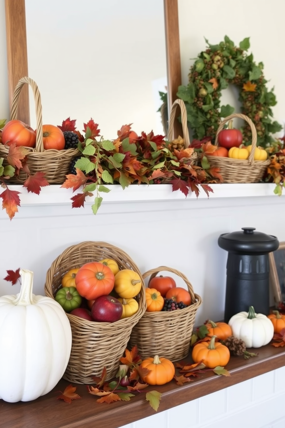 Thanksgiving Mantel Decorating Ideas 9