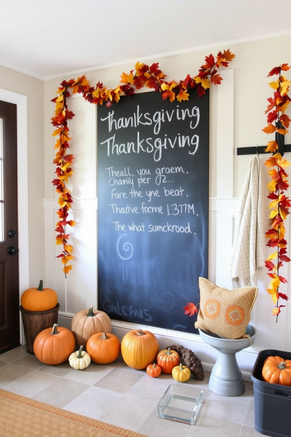 Thanksgiving Mudroom Decorating Ideas 14