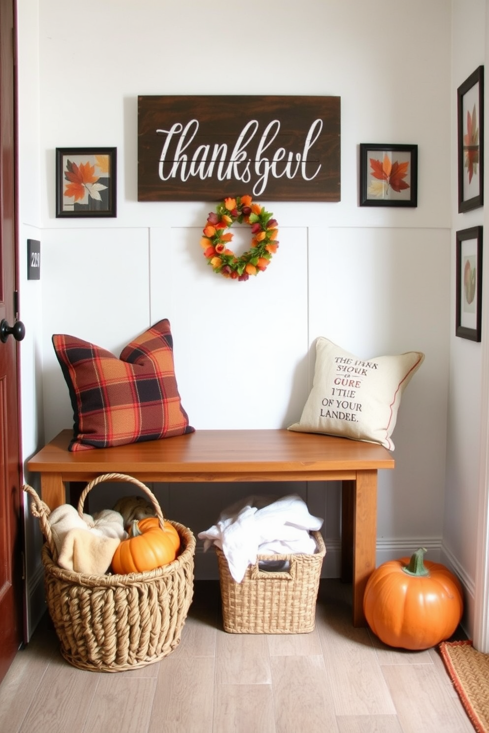 Thanksgiving Mudroom Decorating Ideas 21